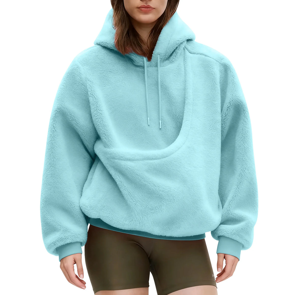Women's Pet Carrier Hoodie with Kangaroo Pouch for Small Dogs and Cats