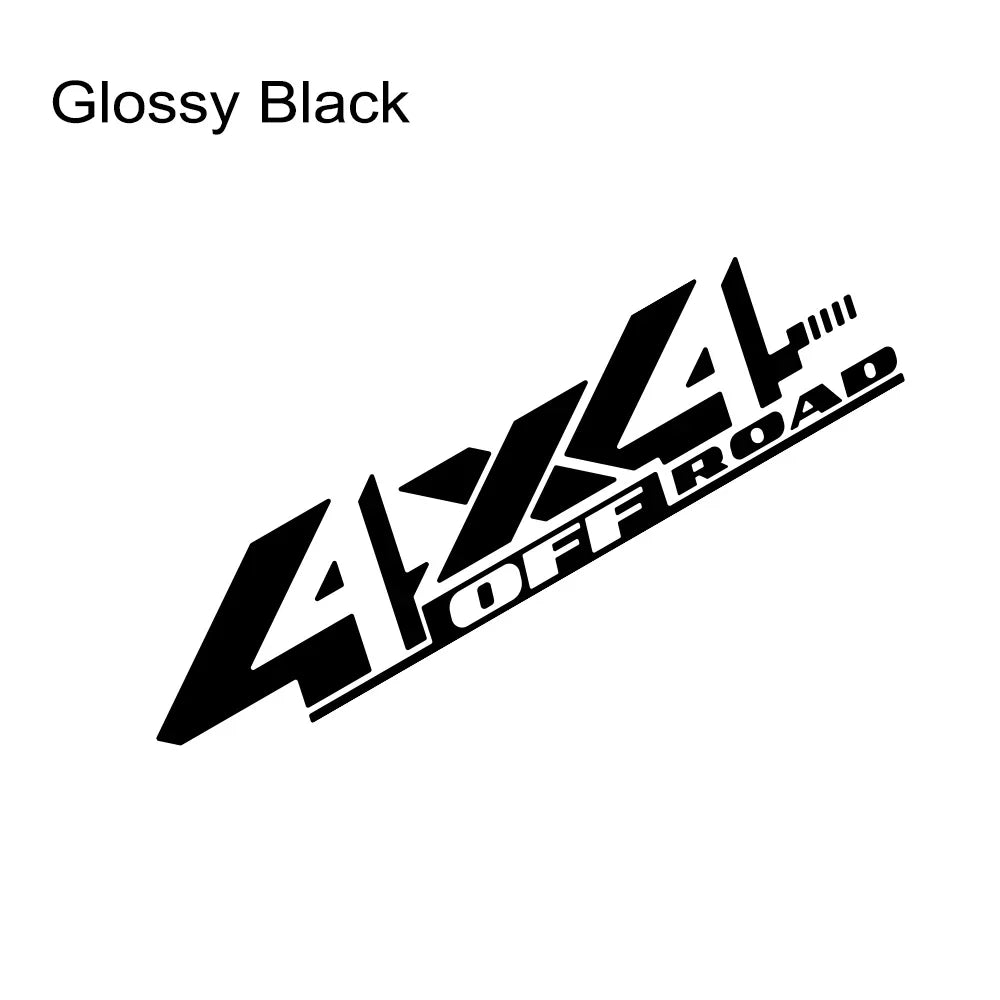 4x4 Off-Road Vinyl Decals (Pair) — Universal Fit for Pickups & Trucks