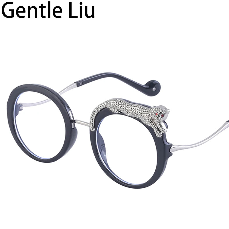 Round Steampunk Sunglasses for Women — Retro Metal Frame