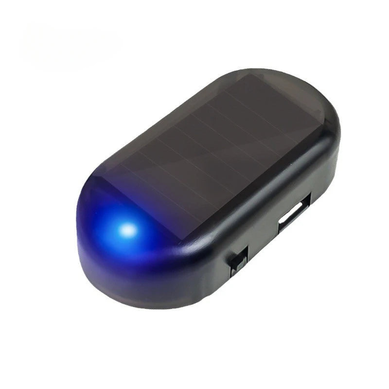 Solar Powered Fake Car Alarm LED Warning Light