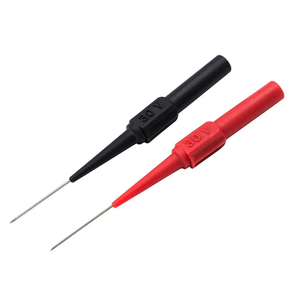 10Pcs Diagnostic Tools Multimeter Test Lead Extention Back Piercing Needle Tip Probes Autotools Automotive Kit Machine 0.7MM