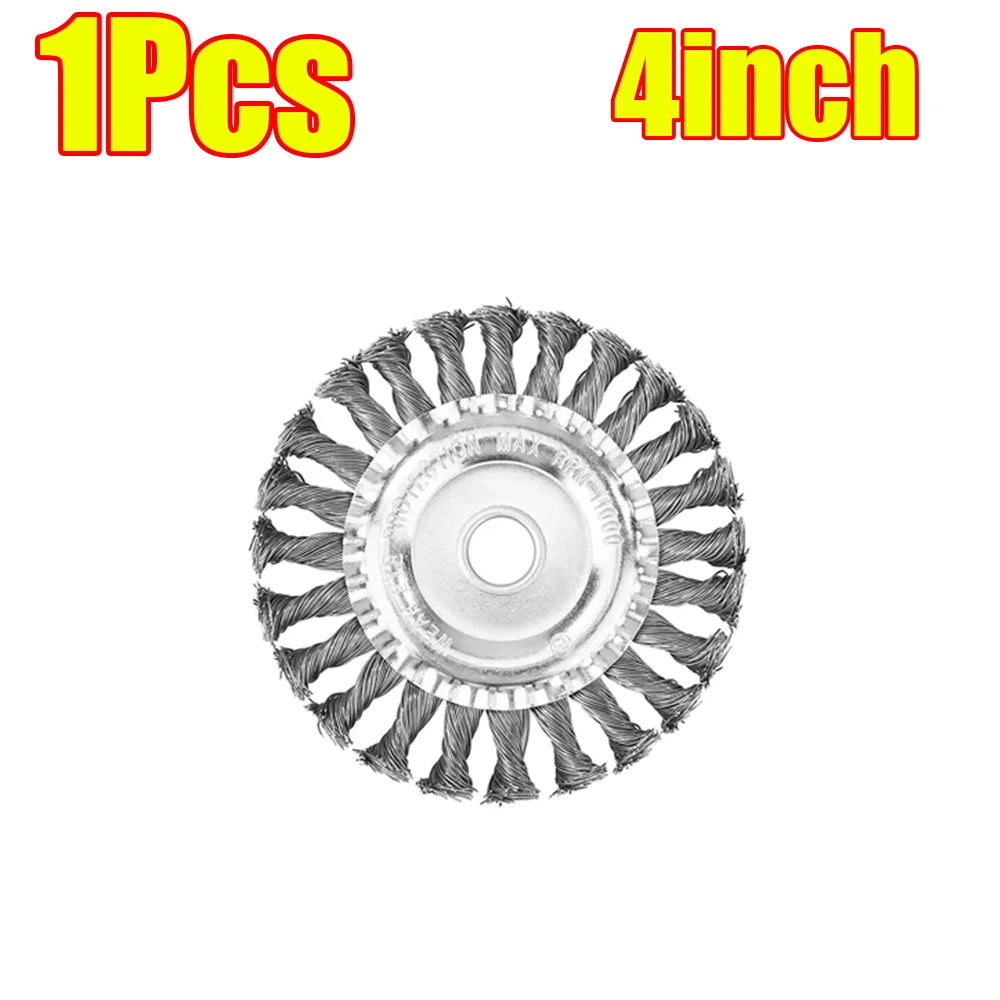Weed Brush Trimmer Head - Durable Steel Wire Cutter Tool
