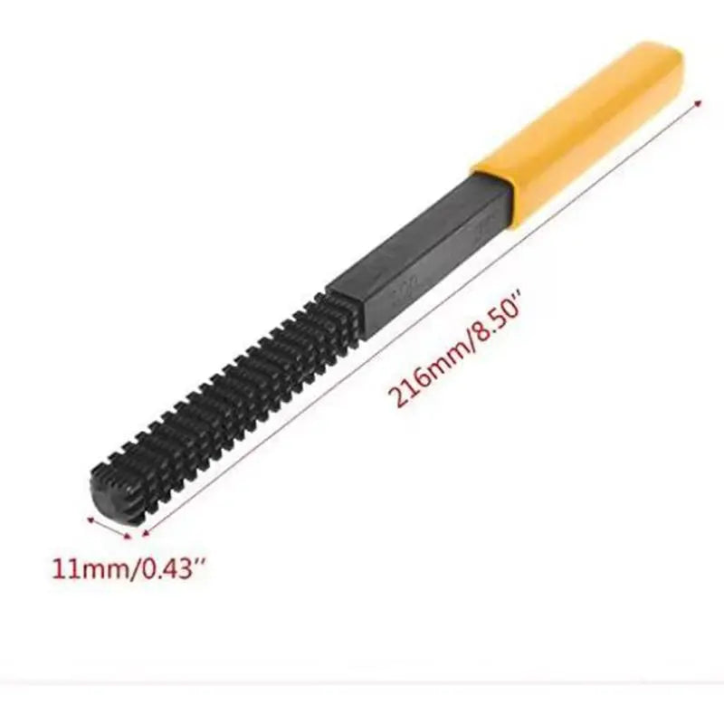 Thread Repair File Metric Thread Restoration Repair File Cleans Damaged Threads 0.75-3 mm Pitch Metal Hardware DIY Hand Tools