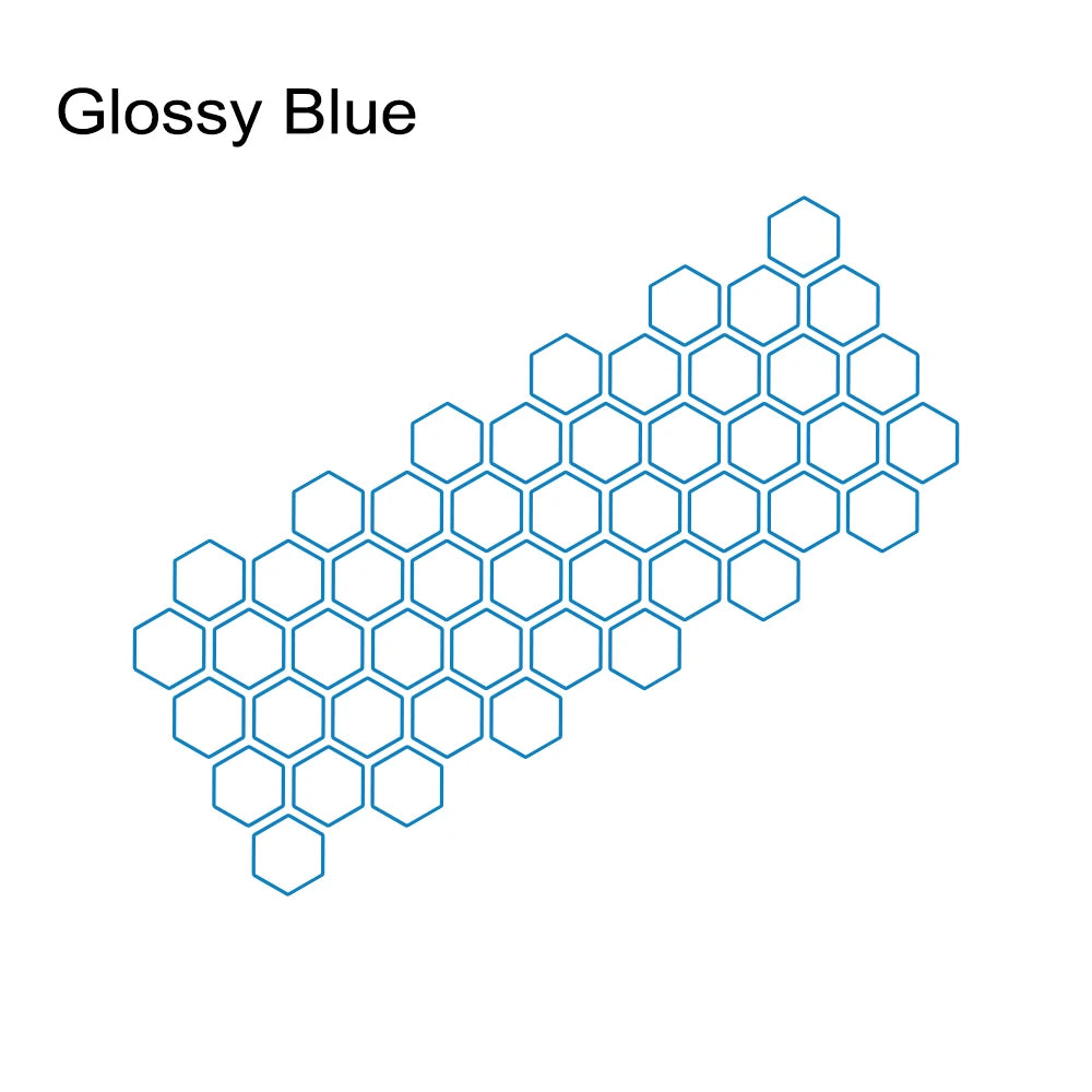 Honeycomb Side Graphic Car Decal — Vinyl Tuning Sticker, Universal