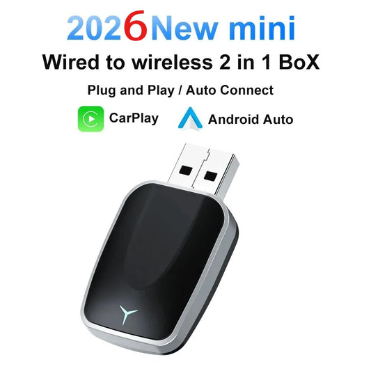 Wireless CarPlay & Android Auto Adapter, Compatible with Nissan