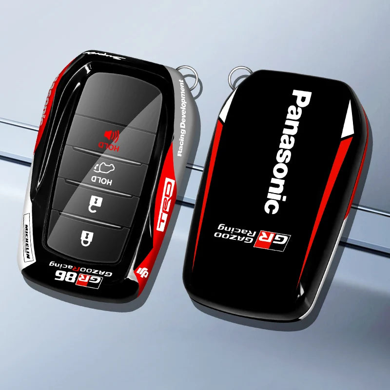 2024 New Fashion car key case bag Shell For  for Toyota Camry Highlander Corolla  Crown Prado GR 86 Reiz 2015 2016 accessories