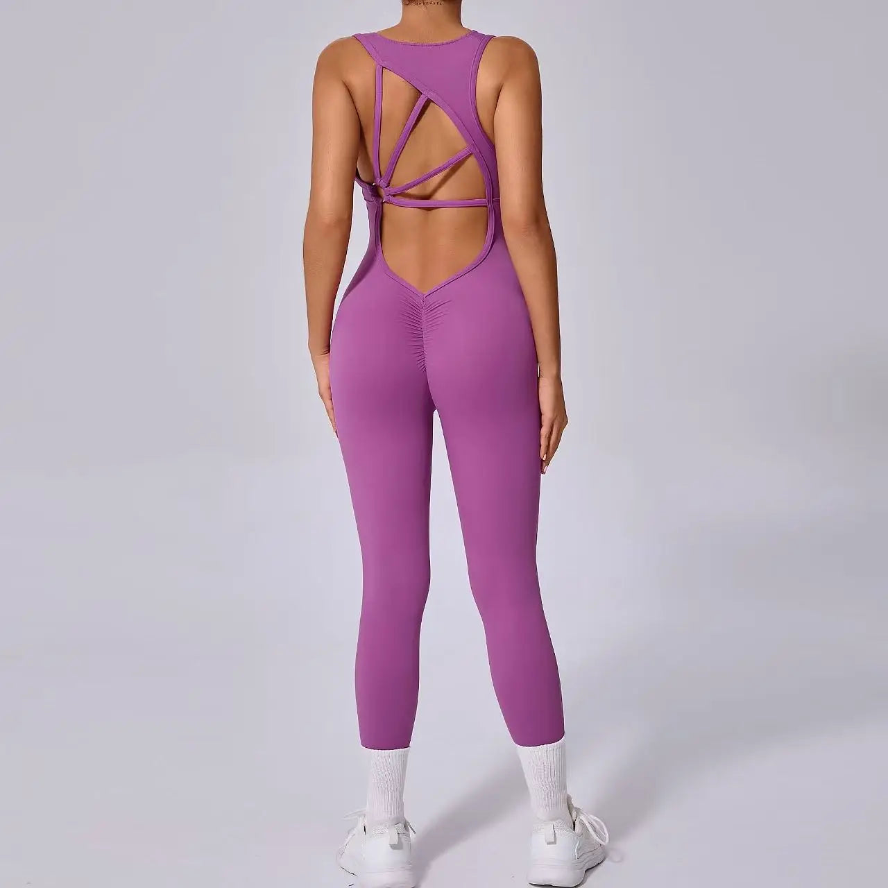 Women's Gym Jumpsuit — One-Piece Yoga Workout Sport Set