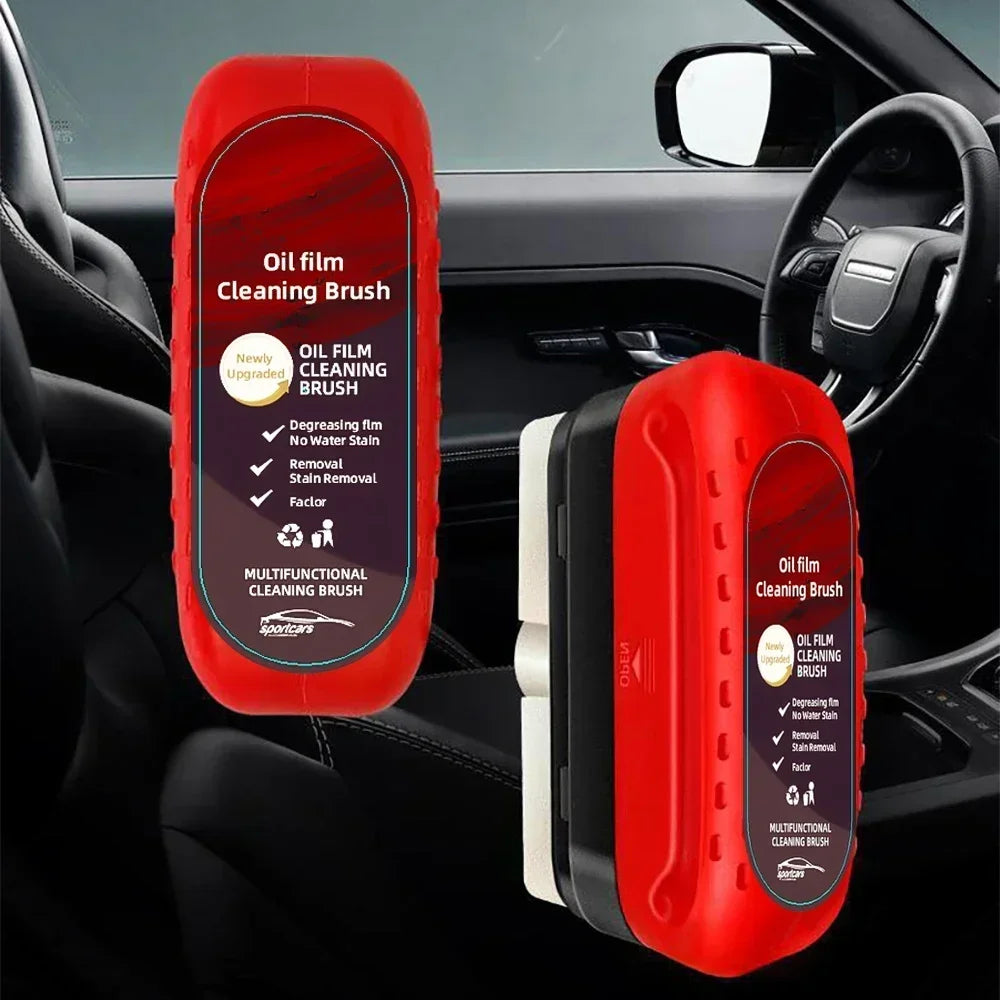 Car Glass Coating Kit - Oil Film Clean Brush Professional Repair Glass Scratch 120ml Brightening Windows Anti-fog Polishing