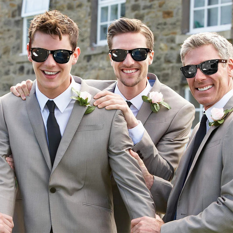 12-60Pcs Wedding Bodas Heart Sunglasses Bachelorette Bachelor Hen Party Glasses Team Bride Bridesmaids Groomsmen Gifts for Guest