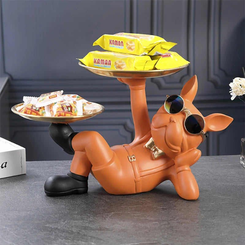 Bulldog Resin Figurine - Painted Dog Statue for Home Decor – photo 3
