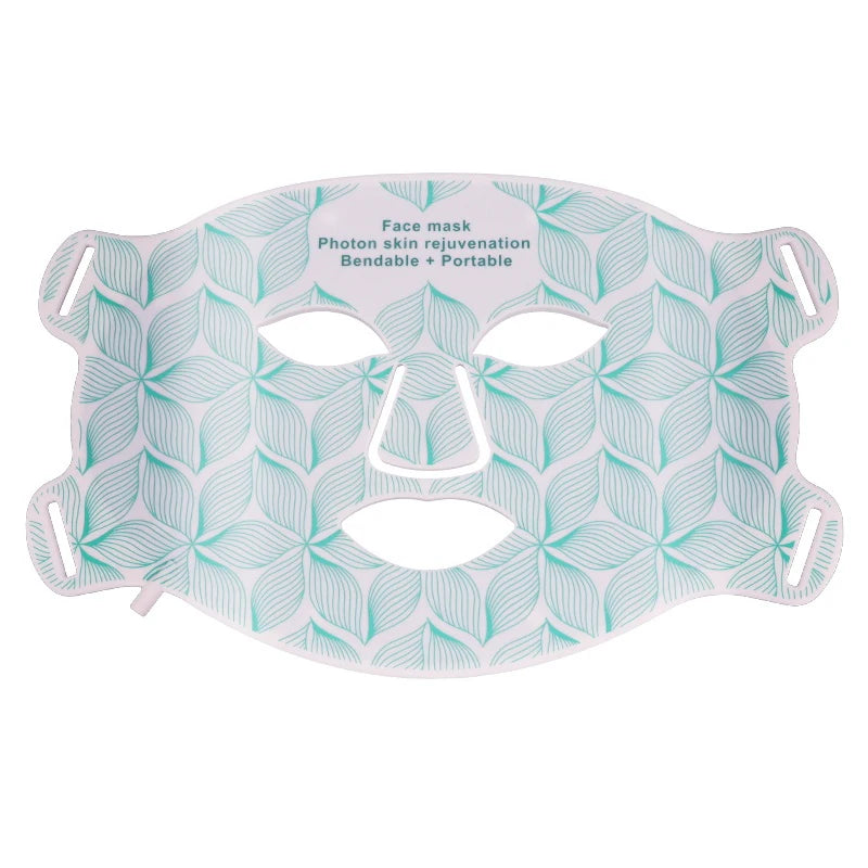 UBilli 8-Color LED Face & Neck Mask – Red Light Therapy for Anti-Aging, Wrinkles, Acne, Pore Control & Skin Tightening | CE Certified | Wireless
