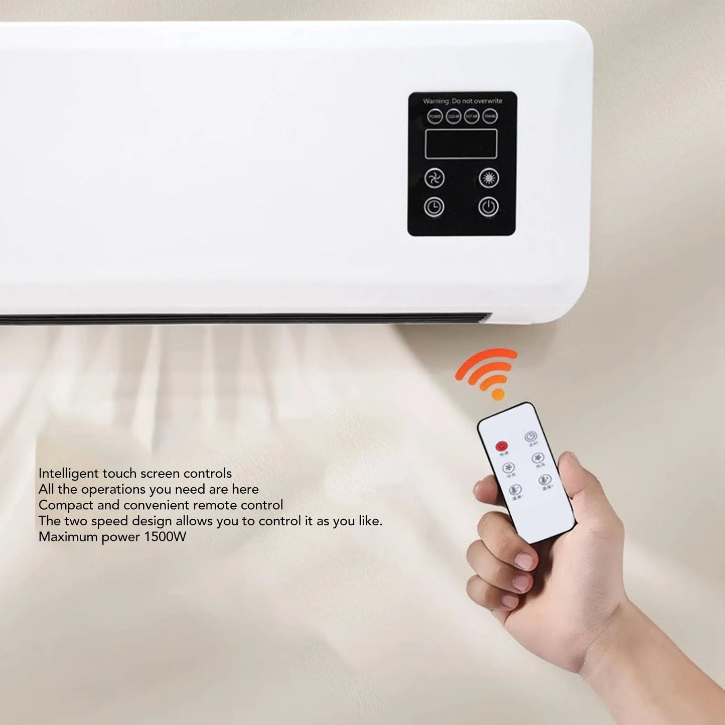Wall-Mounted Mini Air Conditioner & Heater – Energy-Efficient Climate Control for Home & Bedroom