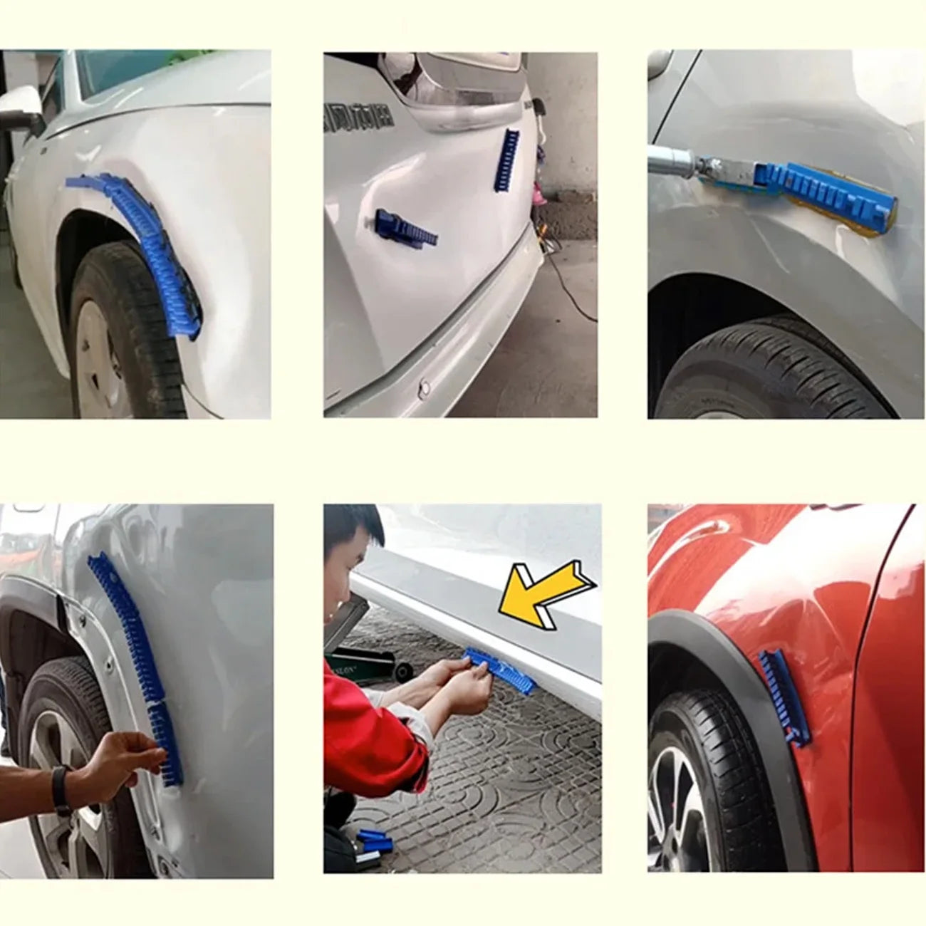 Paintless Dent Removal Kit – 27 & 43-Piece PDR Tool Set with Suction Cup & Slide Hammer | Fix Car Dents & Hail Damage at Home