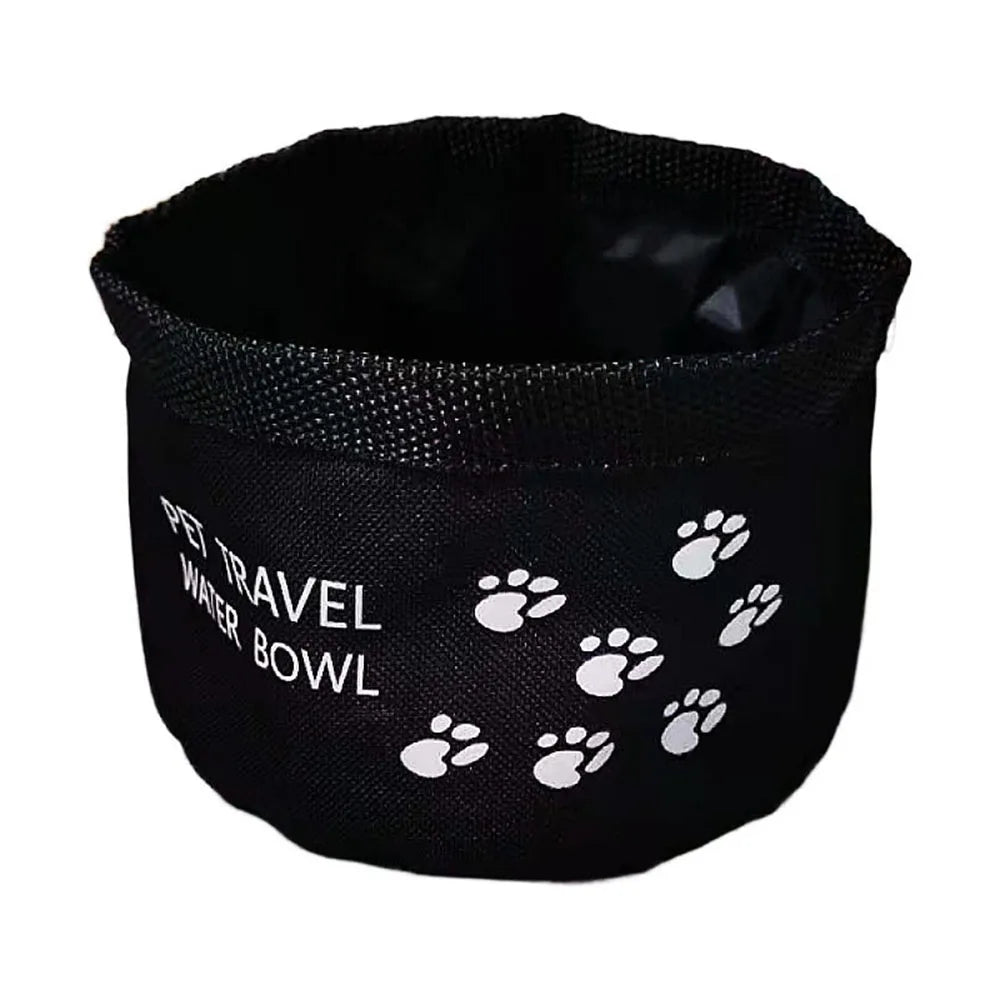 Foldable Oxford Dog Bowl - Outdoor Hiking Travel Feeder – photo 6