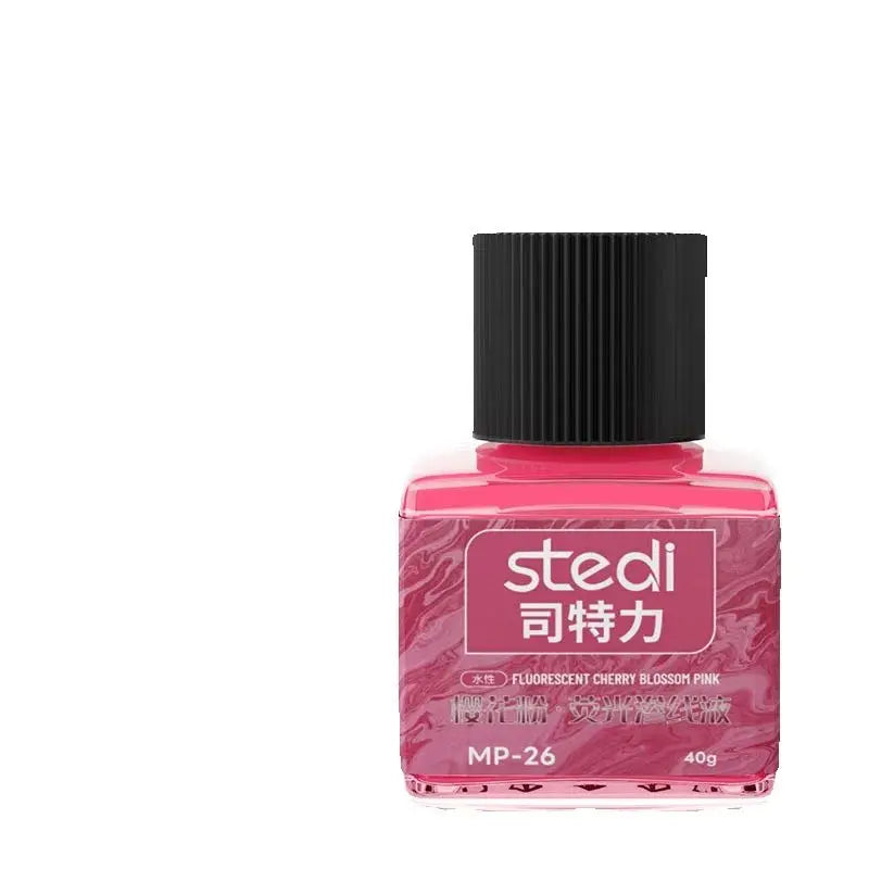 40g Stedi Panel Line Water-based Fluorescent Paint for Model Building Fluorescent Ink Panel Line Accent Color Hobby DIY Supply
