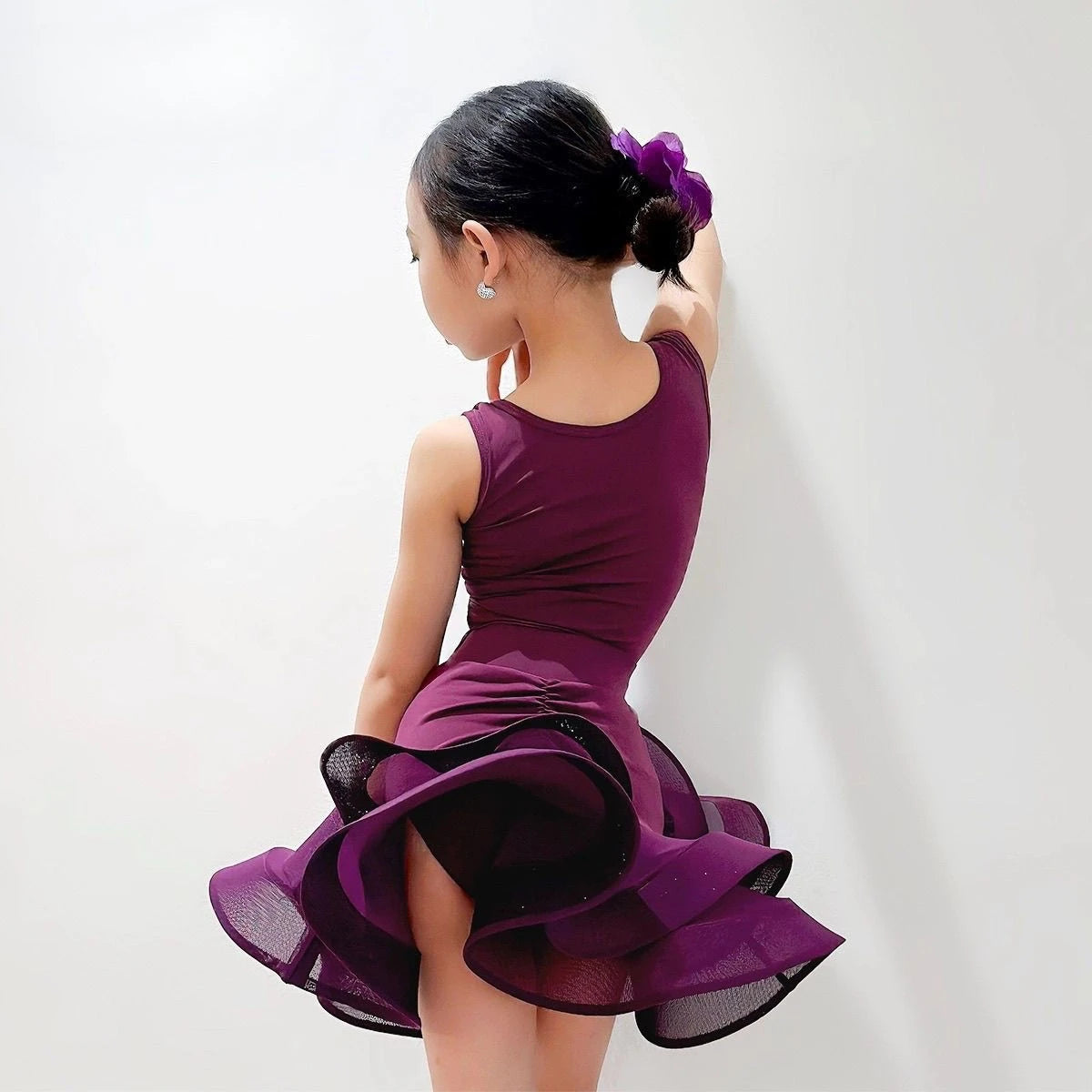 Girls professional Latin dance dress