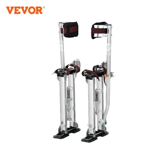 Adjustable Drywall Stilts 18-36in, Aluminium with Knee Pads