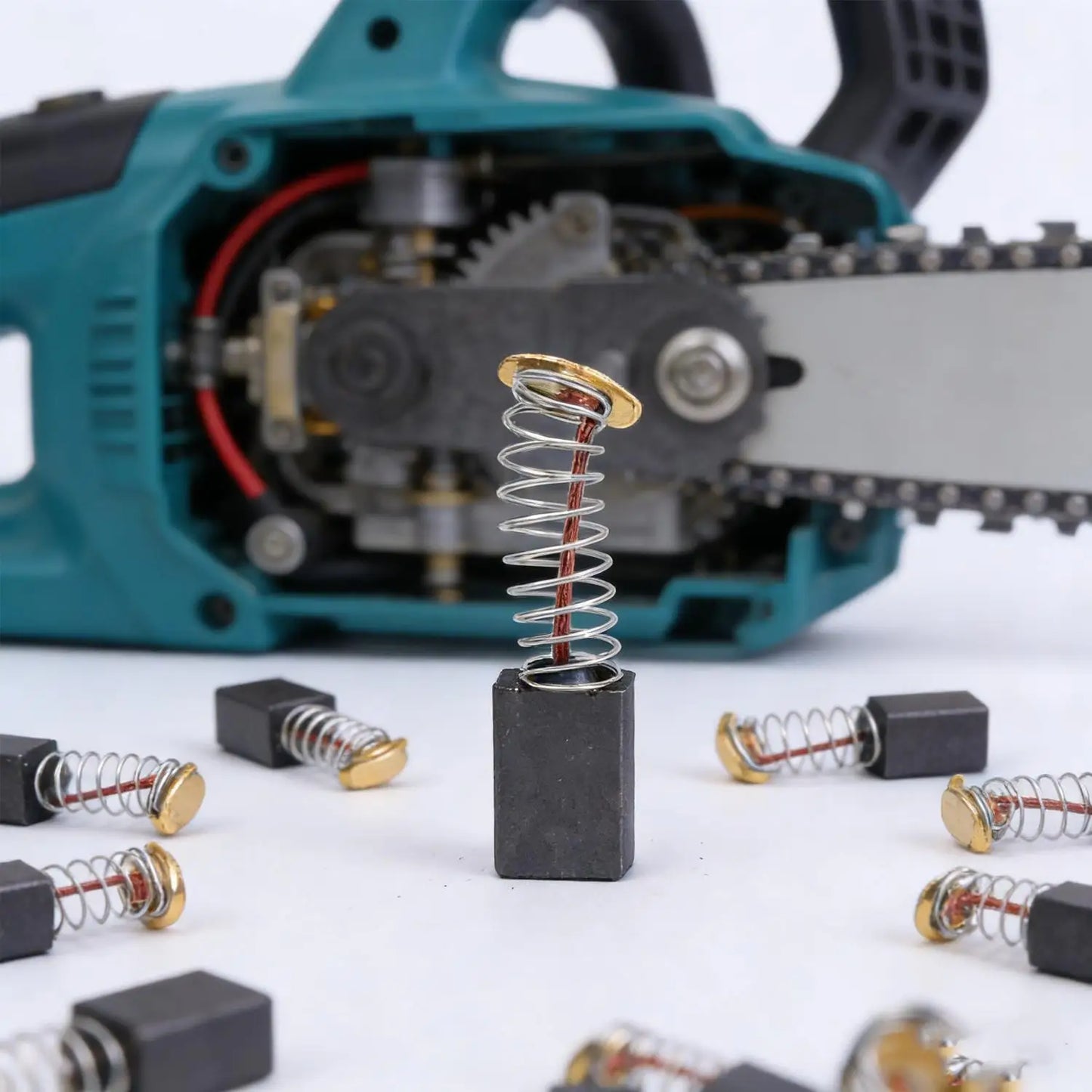 100/50x Carbon Brush Repair Kit Power Tool Electric Motor Replacement Parts Universal Adaptation  Carbon Brushes Mixed Set