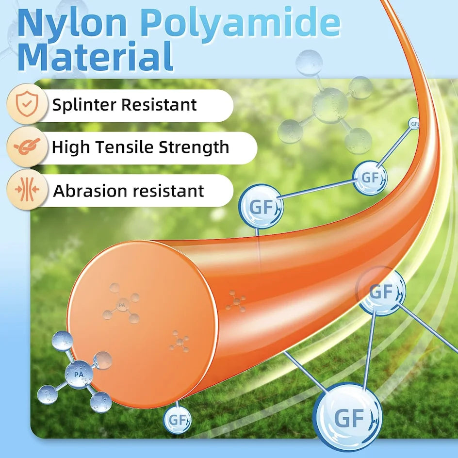 1LB 2.4/2.7/3.0/4.0mm Mowing Nylon Grass Trimmer Rope Brush Cutter Strimmer Line Orange Round Brushcutter Trimmer Cord Line Wire