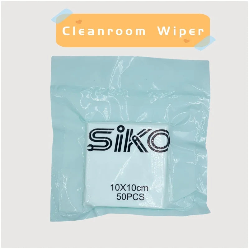 High-Quality Dust-Free Cloth 10x10cm Muti-choice Ultra-Soft Microfiber Cleanroom Wiper for PCB Watch Jewelry & Smartphone Repair