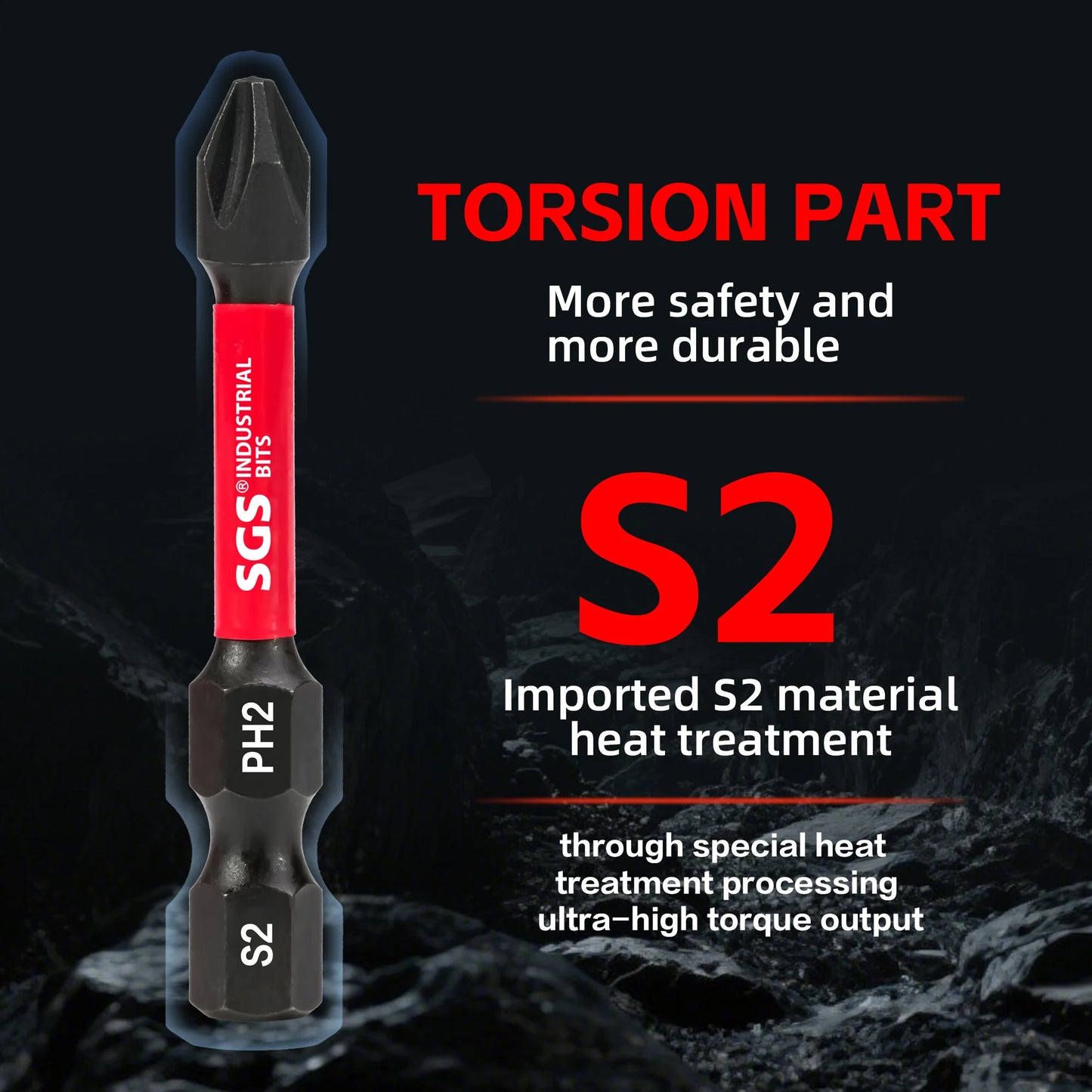 22-Piece Set of Industrial-Grade Strong Magnetic S2 Alloy Steel Screwdriver Bits, Portable Shock-Resistant Rubber Case Storage, Covering All Types Including Phillips/Flathead/Mi-Shaped/Square, Ultra-High Hardness, Rust-Proof,