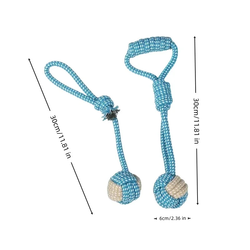 Cotton Rope Ball Dog Toy - Mini Chew Toy for Small & Large Dogs - photo 6