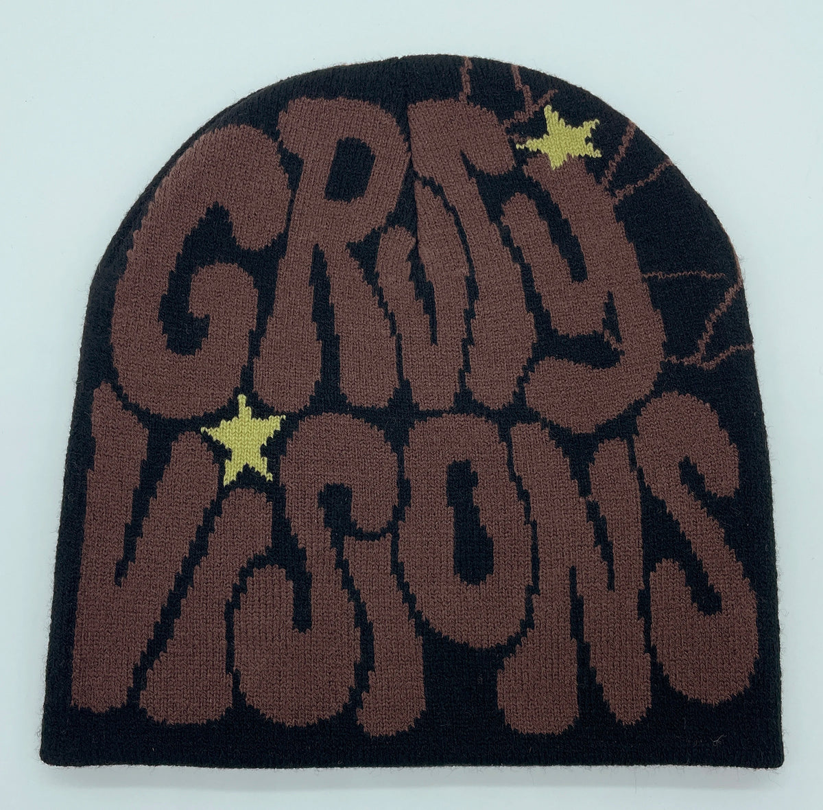 Letter Knit Skull Cap, Unisex Hip Hop Beanie