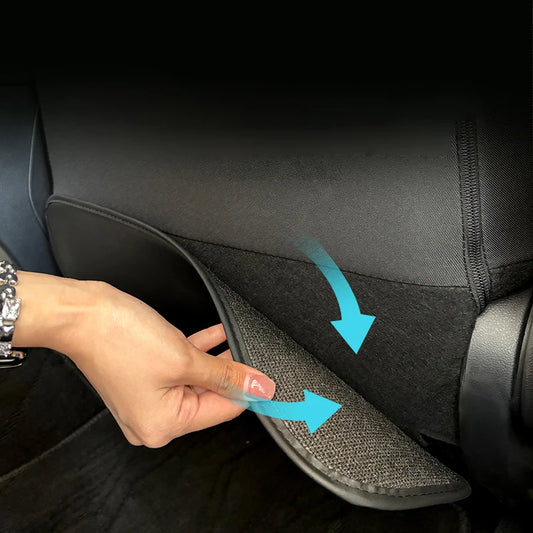 Microfiber Car Seat Back Protector kits Anti-Kick Rear Seat Cover for Toyota RAV4 Yaris Prius Corolla Camry Hilux Land Cruiser