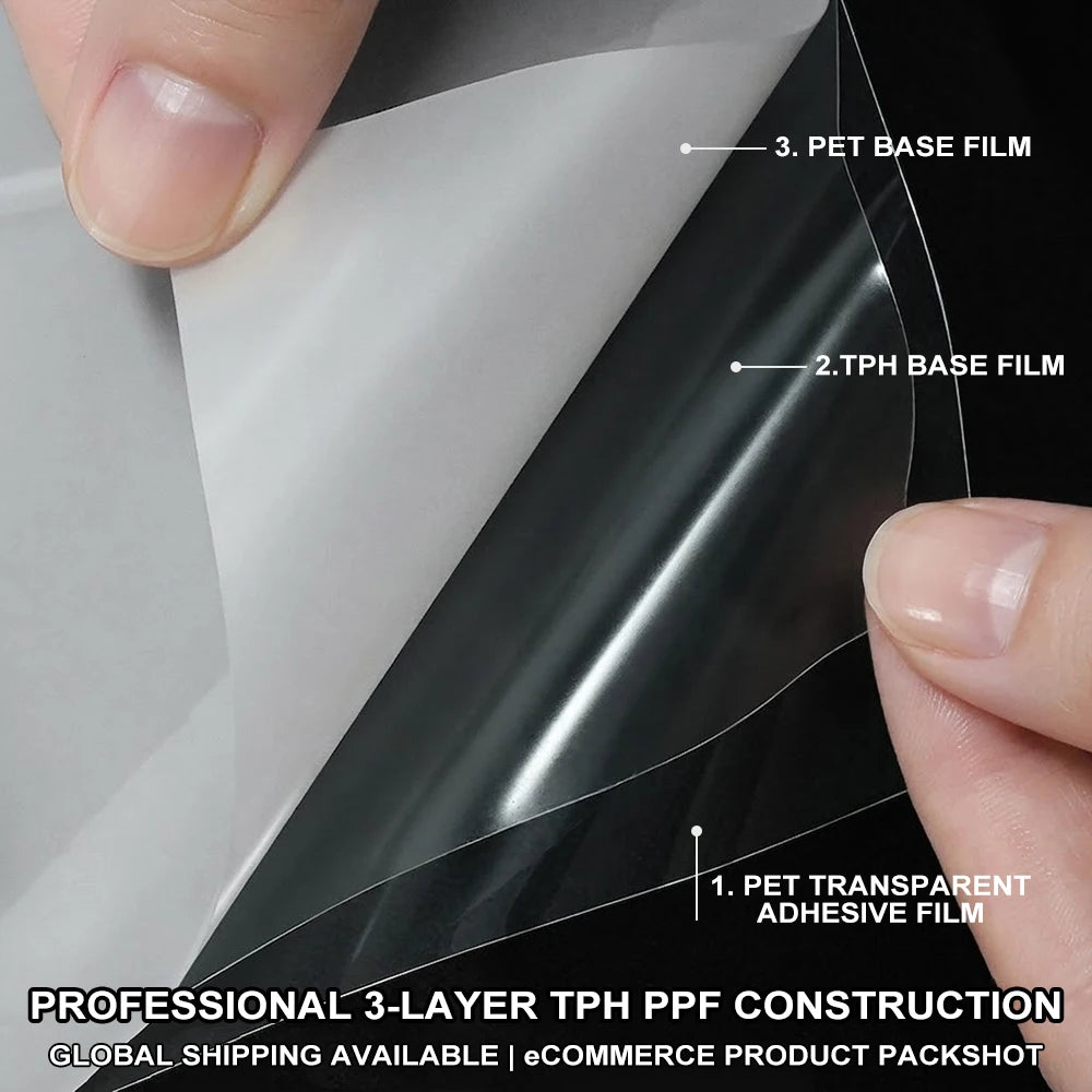 30cm Wide TPH Car Headlight Taillight Light Vinyl Sheet Sticker Cover Auto Vinyl Wrap Covering Film Auto Accessories Decoration