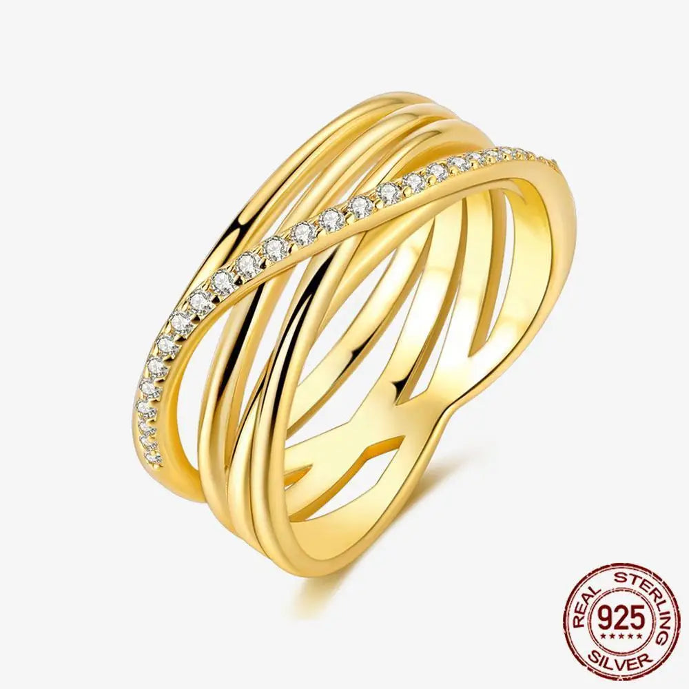 925 Sterling Silver Open Ring Style CZ Paved Heart Butterfly Flower Colorful Gemstone Ring For Women Daily Wear Jewelry Gift