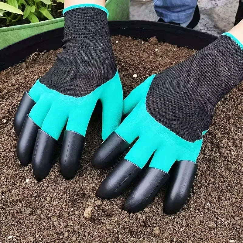 8Pcs Hand Claws Gardening Digging Claws - Waterproof ABS Plastic Work Gloves Durable Doting Plant Propagation Outdoor Tools