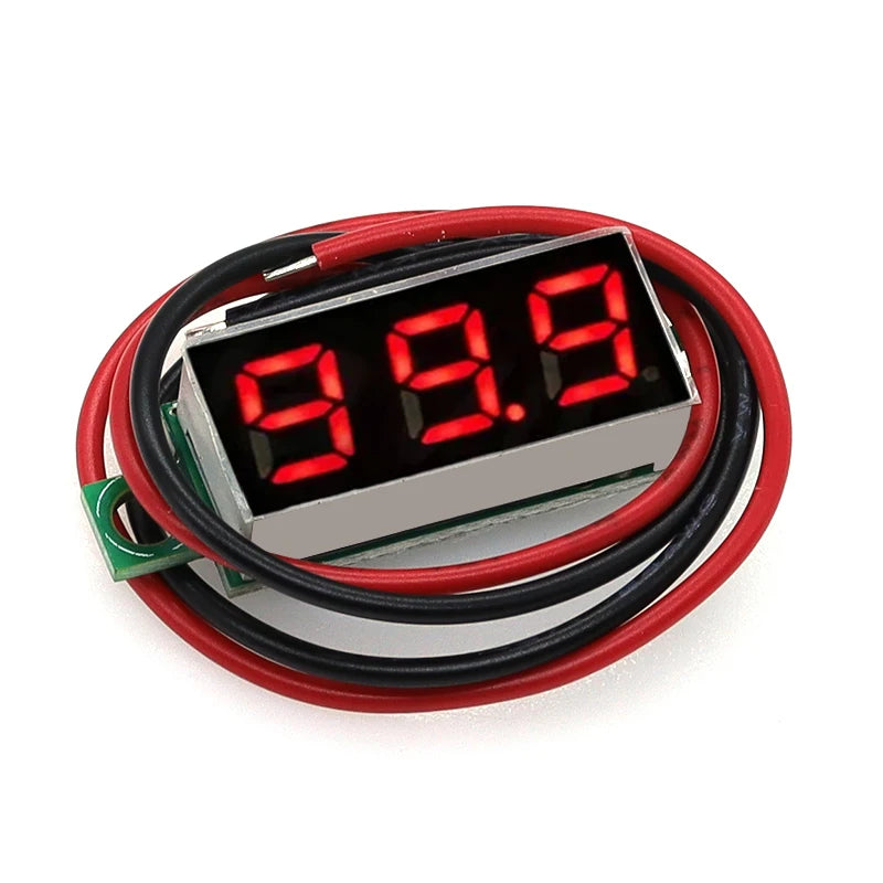 0.28 / 0.36 Inch DC LED Digital Voltmeter 0-100V Voltage Meter Auto Car Mobile Power Voltage Tester Detector 12V Red Green Blue
