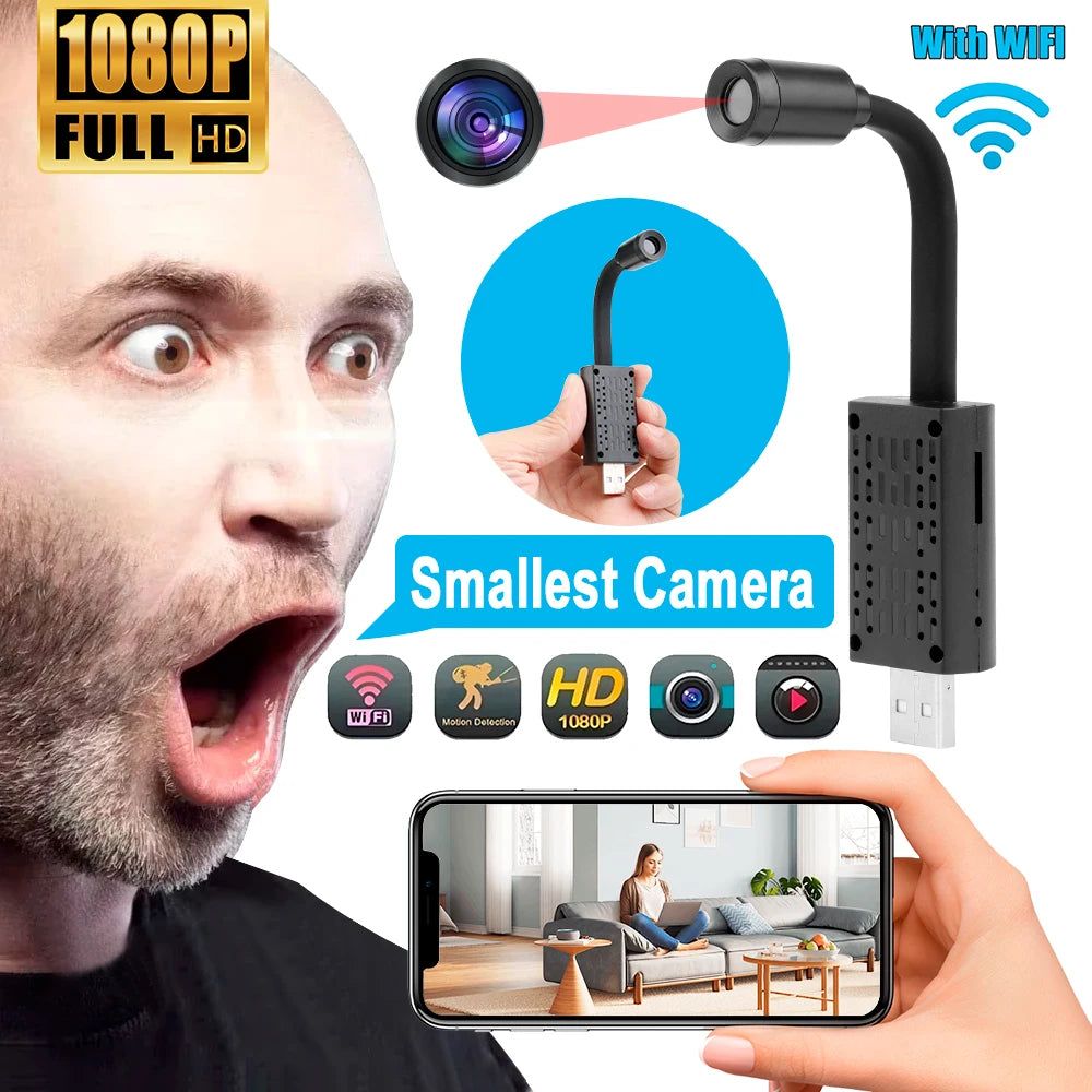 Mini WiFi Camera Module — 1080P Portable Home Monitor with Remote View