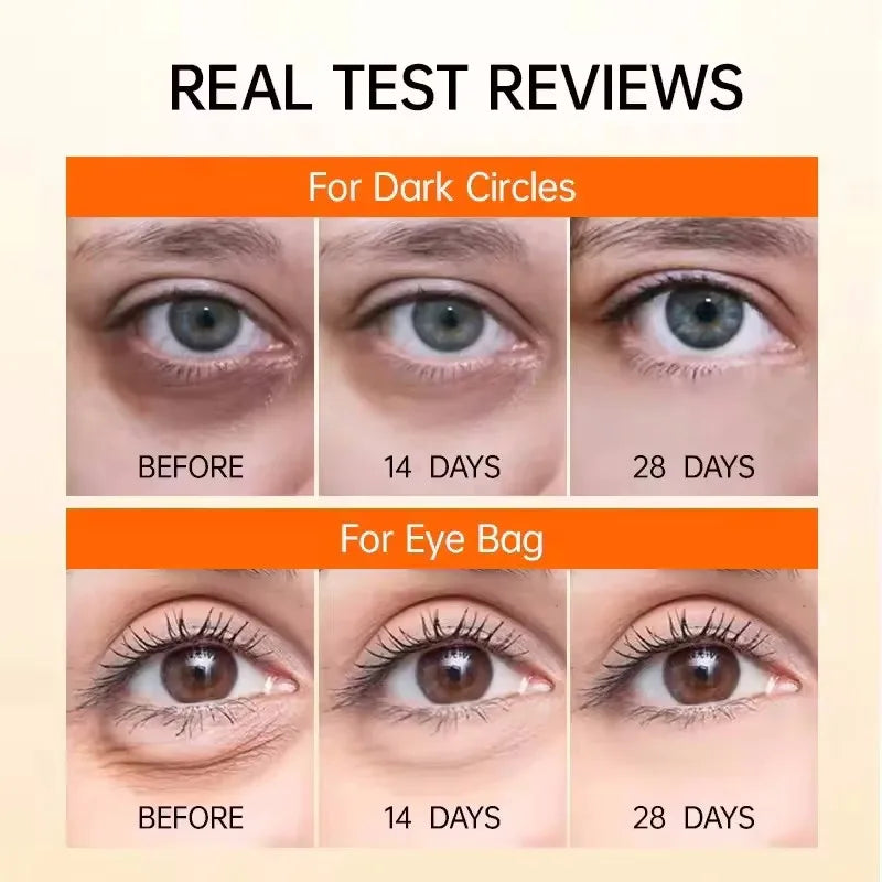 Instant Wrinkle Remove Eye Cream Collagen Remove Fine Lines Eye Bags Anti Dark Circle Puffiness Moisturizing Firming Eye Care