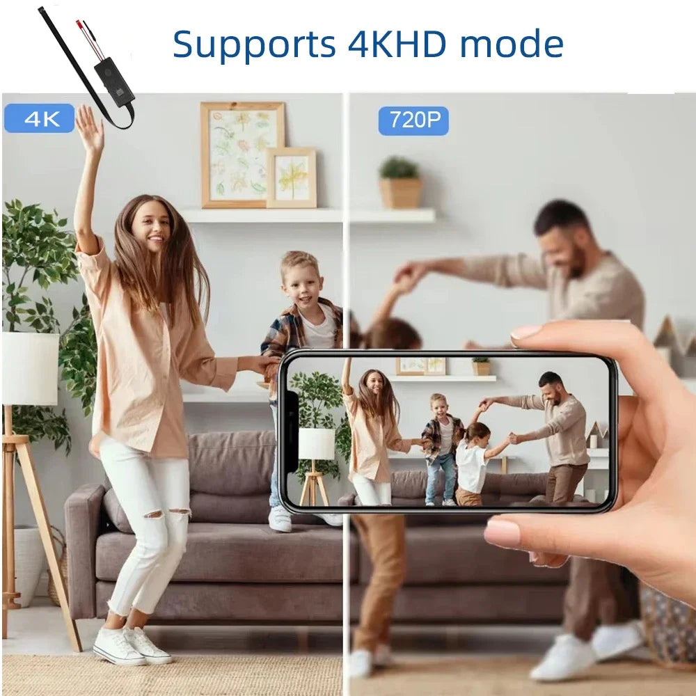 4K Mini WiFi Home Camera — Motion Detection & Remote Viewing