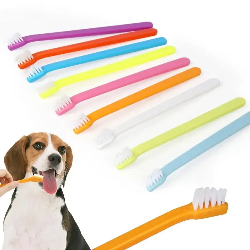 Pet Toothbrush with Tongue Cleaner - Dog & Cat Brush – photo 6