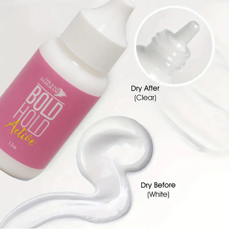 37g Lace Wig Glue, Waterproof Adhesive with Water-Based Formula. Mild and Non-Irritating, Quick-Drying, Firmly Secures Wigs, Lac