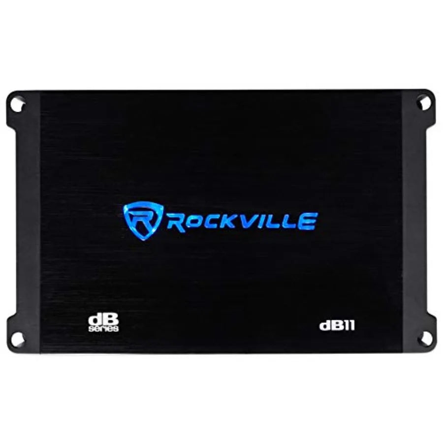 DK58 Package Dual 8" 1600W Loaded K5 Car Subwoofer Enclosure, DB11 Amp, 2 Ohm, Deep Bass, Compact Design, Easy Installation, fo