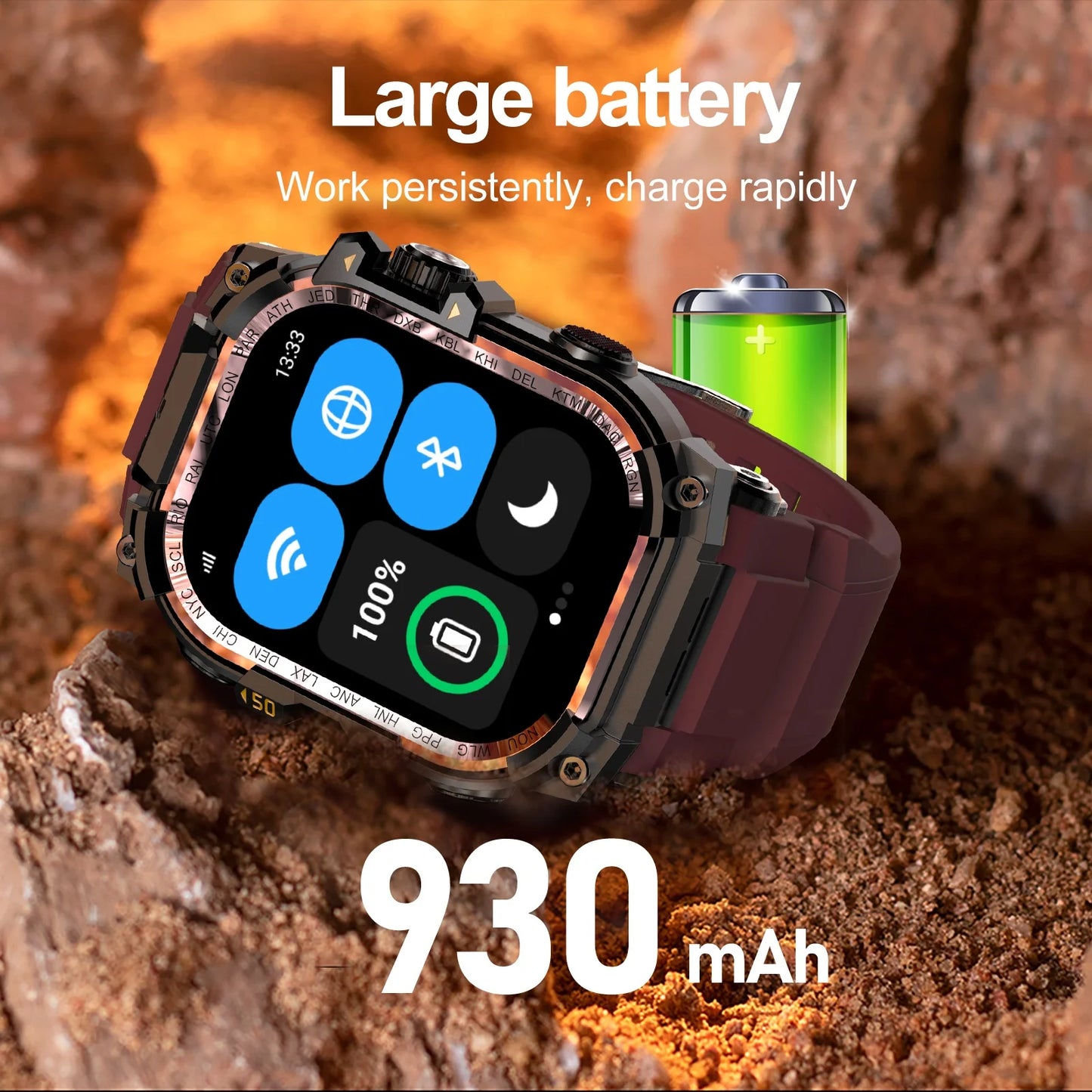 Q888 Smartwatch 4G 5G SIM Card Full Network Android OS GPS WiFi 2.06-inch Rotating Camera 32GB RAM 256GB Storage Latest Model