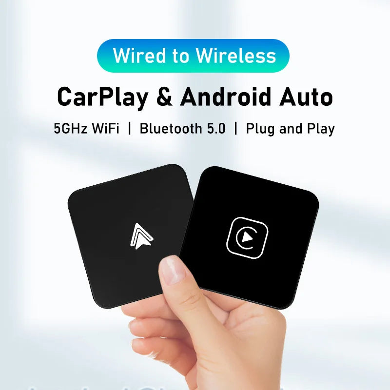 Wireless CarPlay & Android Auto Adapter (Universal Multi-Brand)