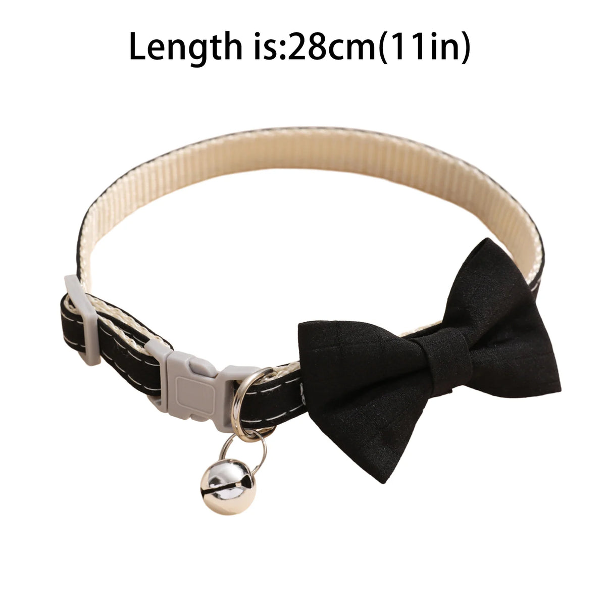 Pet Collar Adjustable 22-28cm Cat Collars Cute Bowknot Necklace Soft Bell Puppy Lead Pet Product Cat Dog Accessories