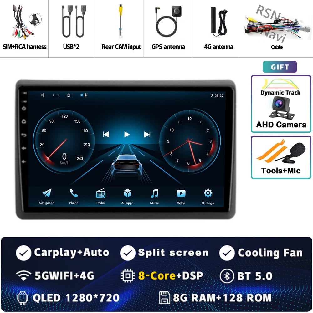 Android Car Stereo for Renault Master (2019–2022) — Wireless CarPlay, Android Auto, GPS, 360° Camera Ready