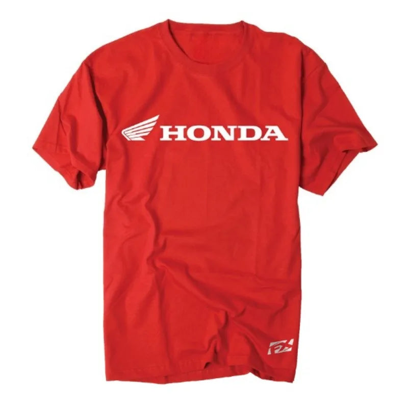 Honda Men's T-Shirt Cotton Short Sleeve Casual Summer 2025 Streetwear Brand Logo Clothing