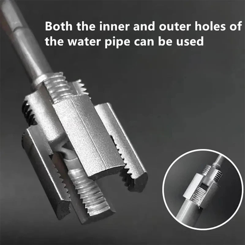 PPR/PVC Water Pipe Threading Tool — 1/2 in and 3/4 in Internal and External Thread Tapper