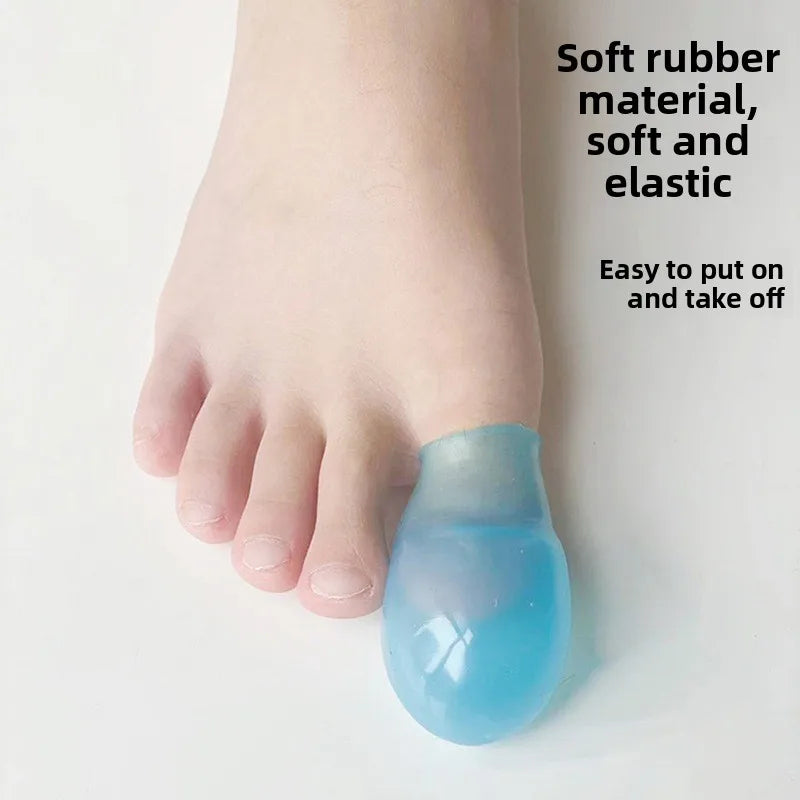 1Pcs Soft Silicone Toe Sleeves Toe Protectors, Reduce Friction Prevents Nail Insertion for Wound Care and Cutaneous Infections