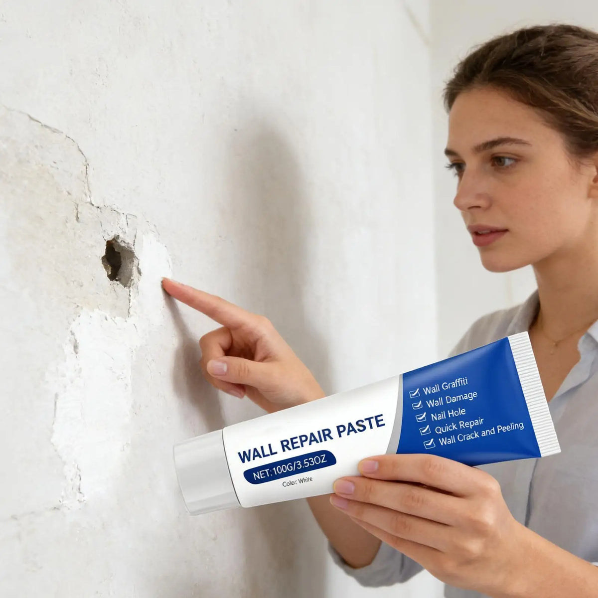 Wall and Drywall Hole Repair Kit with Mending Putty - view 4