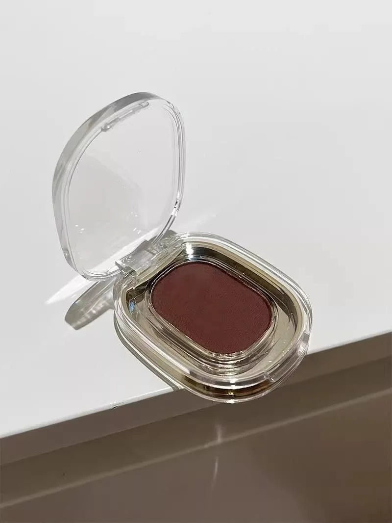 Red Brown Monochrome Eyeliner Eyeshadow Powder Palette Silky Matte Chocolate Lying Silkworm Eyeliner Waterproof Aegyo-sal Makeup