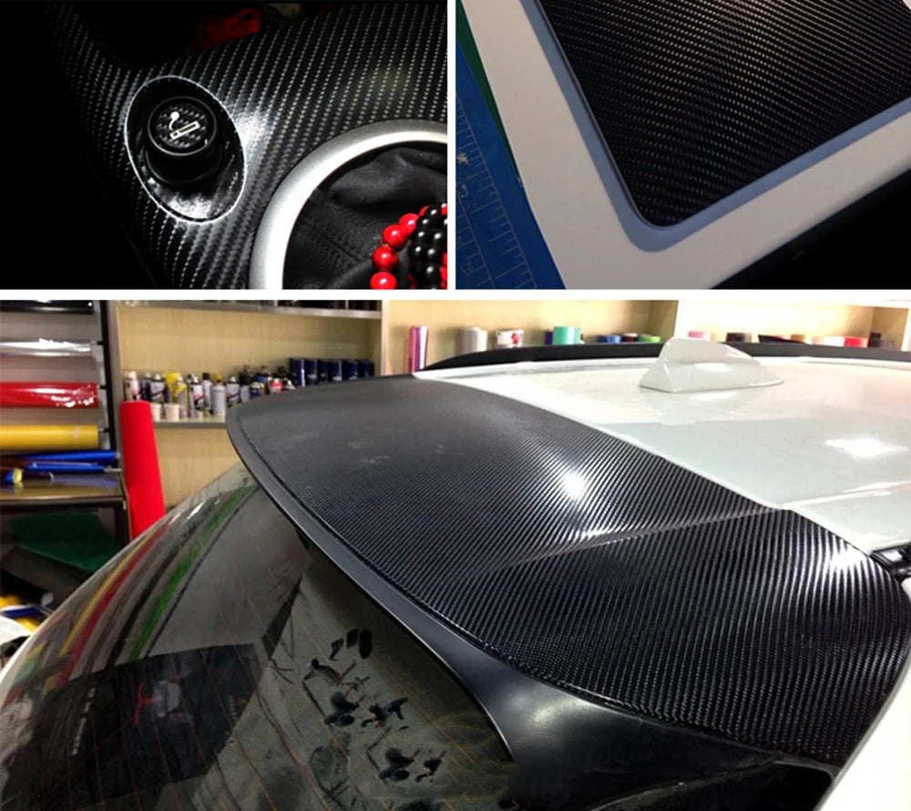 152cm*10/30/50cm 4D Carbon Fiber Vinyl Film Car Stickers Waterproof DIY Motorcycle Wrap Auto Wrapping Vinyl Foil Accessories