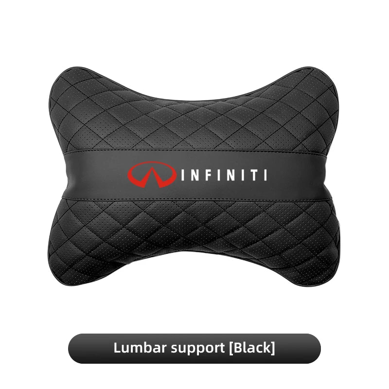 Car Seat Neck Pillow Headrest Lumbar Waist Support Cushion For Infiniti QX55 QX50 QX60 QX80 Q50 Q70L Q60 Q30 Q70 QX70 QX30 FX37