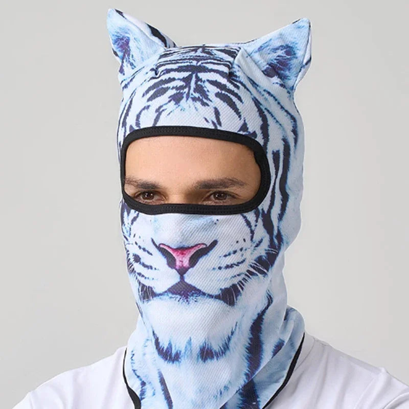 3D Cat Face Balaclava, Cute Animal Ski Mask